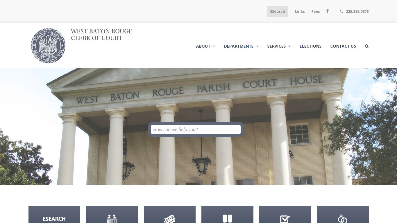 West Baton Rouge Clerk of Court | Cases & Pulblic Record Search
